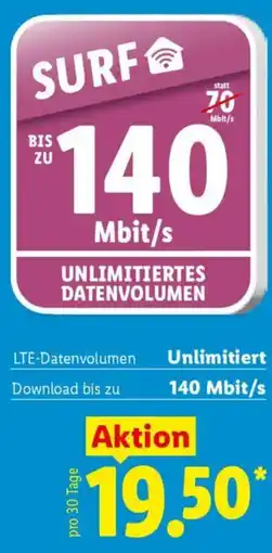 Lidl SURF Angebot