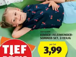 Hofer Lily & dan kinder-/kleinkinder- sommer-set, 2-teilig Angebot