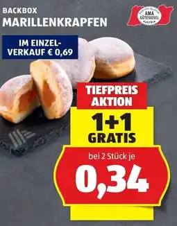 Hofer Backbox marillenkrapfen Angebot