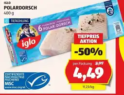 Hofer Iglo polardorsch Angebot