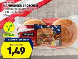 Hofer American hamburger brötchen Angebot
