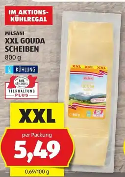 Hofer Milsani xxl gouda scheiben Angebot