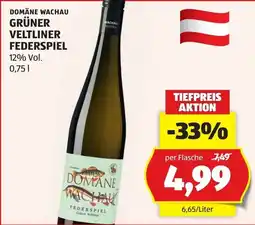 Hofer Domäne wachau grüner veltliner federspiel Angebot