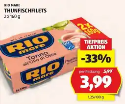 Hofer Rio mare thunfischfilets Angebot