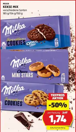Hofer Milka kekse mix Angebot