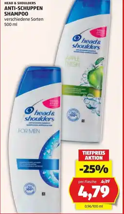 Hofer Head & shoulders anti-schuppen shampoo Angebot