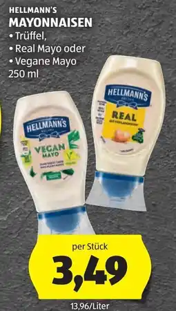 Hofer Hellmann's mayonnaisen Angebot