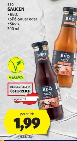 Hofer Bbq, saucen Angebot
