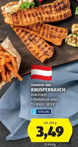 Hofer Sonnhof bbq knusperbauch Angebot