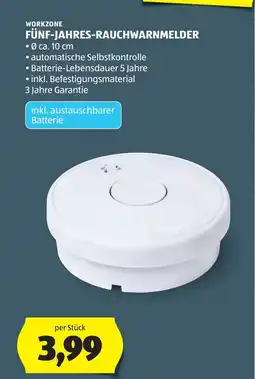 Hofer Workzone fünf-jahres-rauchwarnmelder Angebot