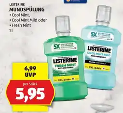 Hofer Listerine mundspülung Angebot