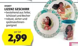 Hofer Disney lizenz geschirr Angebot