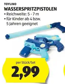 Hofer Toylino wasserspritzpistolen Angebot