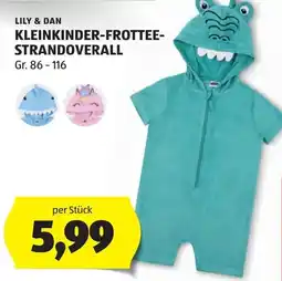 Hofer Lily & dan kleinkinder-frottee- strandoverall Angebot