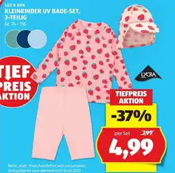 Hofer Lily & dan kleinkinder uv bade-set, 3-teilig Angebot