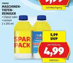 Hofer Finish maschinen- tiefen- reiniger Angebot
