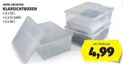 Hofer Home creation klarsichtboxen Angebot