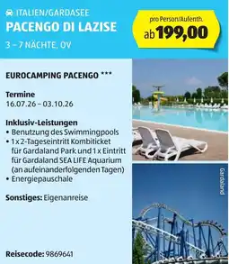 Hofer Italien/gardasee pacengo di lazise Angebot