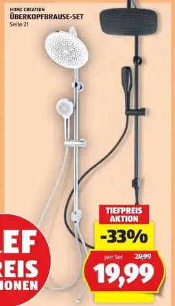 Hofer Home creation überkopfbrause-set Angebot