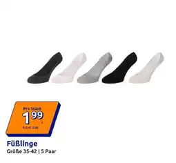 Action Füßlinge Angebot