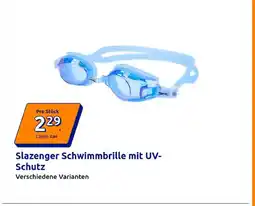 Action Slazenger Schwimmbrille mit UV- Schutz Angebot