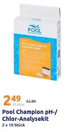 Action Pool champion ph-/ chlor-analysekit Angebot
