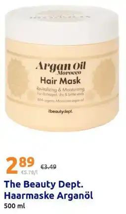 Action The Beauty Dept. Haarmaske Arganöl Angebot