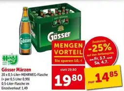 Interspar Gösser Märzen Angebot