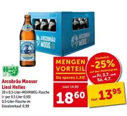 Interspar Arcobräu mooser liesl helles Angebot