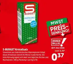 Interspar S-BUDGET Kristallsalz Angebot