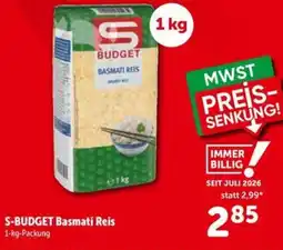 Interspar S-BUDGET Basmati Reis Angebot