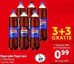 Interspar Pepsi oder Pepsi zero Angebot