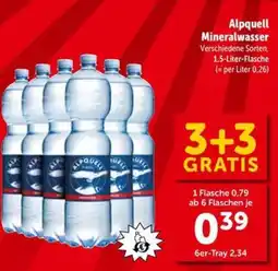 Interspar Alpquell Mineralwasser Angebot