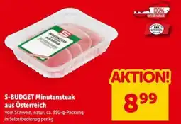 Interspar S-BUDGET Minutensteak aus Österreich Angebot