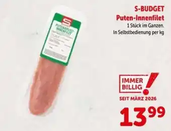 Interspar S-BUDGET Puten-Innenfilet Angebot