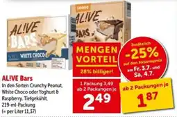 Interspar Alive bars Angebot