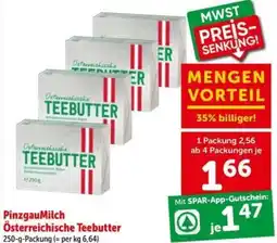 Interspar PinzgauMilch Österreichische Teebutter Angebot