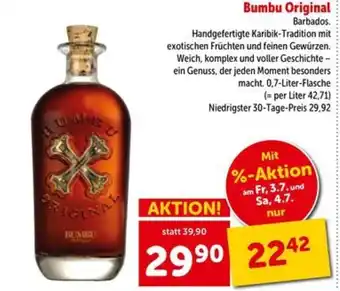 Interspar Bumbu original Angebot