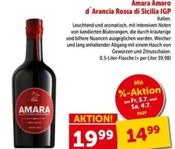 Interspar Amara Amaro d'Arancia Rossa di Sicilia IGP Angebot