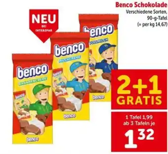 Interspar Benco Schokolade Angebot