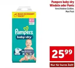 Interspar Pampers baby-dry Windeln oder Pants Angebot