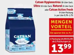Interspar Catsan Hygienestreu Angebot