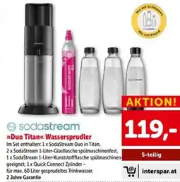 Interspar sodastream Duo Titan Wassersprudler Angebot