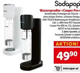 Interspar Sodapop Wassersprudler Cooper pro Angebot