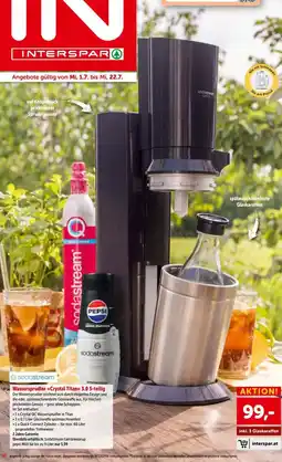 Interspar Wassersprudler Crystal Titan 3.0 5-teilig Angebot