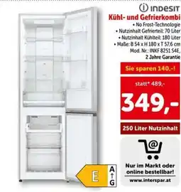 Interspar Kühl- und Gefrierkombi Angebot