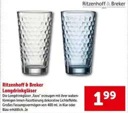 Interspar Ritzenhoff & Breker Longdrinkgläser Angebot