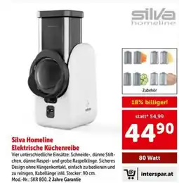 Interspar Silva Homeline Elektrische Küchenreibe Angebot