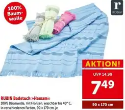 Interspar RUBIN Badetuch Hamam Angebot
