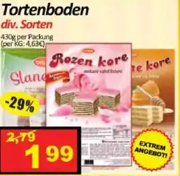 Wurstico Tortenboden div. Sorten Angebot